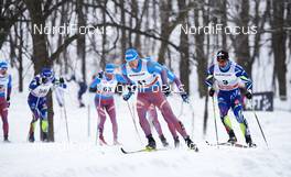 02.03.2016, Montreal, Canada (CAN): Sergey Turyshev (RUS), Richard Jouve (FRA), (l-r)  - FIS world cup cross-country, mass men, Montreal (CAN). www.nordicfocus.com. © Felgenhauer/NordicFocus. Every downloaded picture is fee-liable.