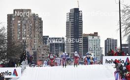 02.03.2016, Montreal, Canada (CAN): the men's start   - FIS world cup cross-country, mass men, Montreal (CAN). www.nordicfocus.com. © Felgenhauer/NordicFocus. Every downloaded picture is fee-liable.