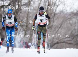 02.03.2016, Montreal, Canada (CAN): Lari Lehtonen (FIN), Jonas Dobler (GER), (l-r)  - FIS world cup cross-country, mass men, Montreal (CAN). www.nordicfocus.com. © Felgenhauer/NordicFocus. Every downloaded picture is fee-liable.