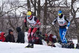 02.03.2016, Montreal, Canada (CAN): Bernhard Tritscher (AUT), Matias Strandvall (FIN), (l-r)  - FIS world cup cross-country, mass men, Montreal (CAN). www.nordicfocus.com. © Felgenhauer/NordicFocus. Every downloaded picture is fee-liable.