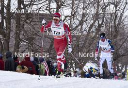 02.03.2016, Montreal, Canada (CAN): Jesse Cockney (CAN), Tad Elliott (USA), (l-r)  - FIS world cup cross-country, mass men, Montreal (CAN). www.nordicfocus.com. © Felgenhauer/NordicFocus. Every downloaded picture is fee-liable.