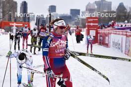 02.03.2016, Montreal, Canada (CAN): Maiken Caspersen Falla (NOR) - FIS world cup cross-country, mass women, Montreal (CAN). www.nordicfocus.com. © Felgenhauer/NordicFocus. Every downloaded picture is fee-liable.