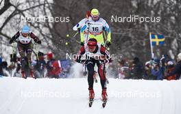 02.03.2016, Montreal, Canada (CAN): Justyna Kowalczyk (POL), Alenka Cebasek (SLO), (l-r)  - FIS world cup cross-country, mass women, Montreal (CAN). www.nordicfocus.com. © Felgenhauer/NordicFocus. Every downloaded picture is fee-liable.