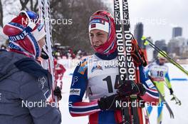 02.03.2016, Montreal, Canada (CAN): Heidi Weng (NOR), Astrid Uhrenholdt Jacobsen (NOR), (l-r)  - FIS world cup cross-country, mass women, Montreal (CAN). www.nordicfocus.com. © Felgenhauer/NordicFocus. Every downloaded picture is fee-liable.