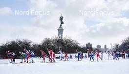 02.03.2016, Montreal, Canada (CAN): women's start   - FIS world cup cross-country, mass women, Montreal (CAN). www.nordicfocus.com. © Felgenhauer/NordicFocus. Every downloaded picture is fee-liable.