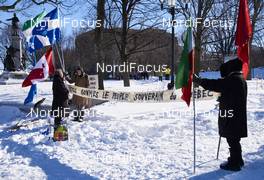 05.03.2016, Quebec, Canada (CAN): we are the people   - FIS world cup cross-country, pursuit women, Quebec (CAN). www.nordicfocus.com. © Felgenhauer/NordicFocus. Every downloaded picture is fee-liable.