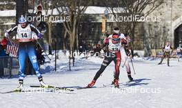 05.03.2016, Quebec, Canada (CAN): Anne Kylloenen (FIN), Justyna Kowalczyk (POL), (l-r)  - FIS world cup cross-country, pursuit women, Quebec (CAN). www.nordicfocus.com. © Felgenhauer/NordicFocus. Every downloaded picture is fee-liable.