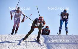 05.03.2016, Quebec, Canada (CAN): Petra Novakova (CZE), Sandra Ringwald (GER), Anne Kylloenen (FIN), (l-r)  - FIS world cup cross-country, pursuit women, Quebec (CAN). www.nordicfocus.com. © Felgenhauer/NordicFocus. Every downloaded picture is fee-liable.