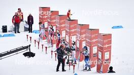 08.03.2016, Canmore, Canada (CAN): Sophie Caldwell (USA), Maiken Caspersen Falla (NOR), Ingvild Flugstad Oestberg (NOR), Jessica Diggins (USA), Charlotte Kalla (SWE), Krista Parmakoski (FIN), (l-r)  - FIS world cup cross-country, individual sprint, Canmore (CAN). www.nordicfocus.com. © Felgenhauer/NordicFocus. Every downloaded picture is fee-liable.