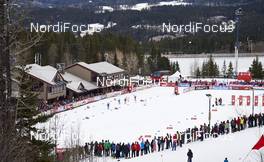 08.03.2016, Canmore, Canada (CAN): Canmore ski stadium seen from above   - FIS world cup cross-country, individual sprint, Canmore (CAN). www.nordicfocus.com. © Felgenhauer/NordicFocus. Every downloaded picture is fee-liable.
