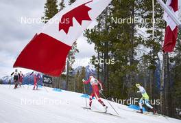 08.03.2016, Canmore, Canada (CAN): Sandra Ringwald (GER), Astrid Uhrenholdt Jacobsen (NOR), Dahria Beatty (CAN), (l-r)  - FIS world cup cross-country, individual sprint, Canmore (CAN). www.nordicfocus.com. © Felgenhauer/NordicFocus. Every downloaded picture is fee-liable.