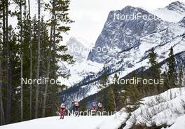 08.03.2016, Canmore, Canada (CAN): Niklas Dyrhaug (NOR), Federico Pellegrino (ITA), Sergey Ustiugov (RUS), Sebastian Eisenlauer (GER), (l-r)  - FIS world cup cross-country, individual sprint, Canmore (CAN). www.nordicfocus.com. © Felgenhauer/NordicFocus. Every downloaded picture is fee-liable.
