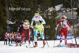 08.03.2016, Canmore, Canada (CAN): Therese Johaug (NOR), Alenka Cebasek (SLO), Dahria Beatty (CAN), (l-r)  - FIS world cup cross-country, individual sprint, Canmore (CAN). www.nordicfocus.com. © Felgenhauer/NordicFocus. Every downloaded picture is fee-liable.