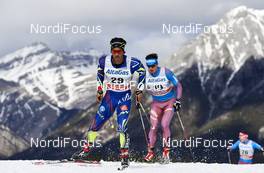 09.03.2016, Canmore, Canada (CAN): Richard Jouve (FRA), Evgeniy Belov (RUS), (l-r)  - FIS world cup cross-country, skiathlon men, Canmore (CAN). www.nordicfocus.com. © Felgenhauer/NordicFocus. Every downloaded picture is fee-liable.