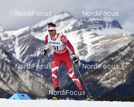 09.03.2016, Canmore, Canada (CAN): Len Valjas (CAN) - FIS world cup cross-country, skiathlon men, Canmore (CAN). www.nordicfocus.com. © Felgenhauer/NordicFocus. Every downloaded picture is fee-liable.