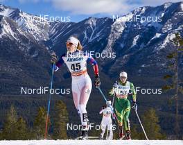 09.03.2016, Canmore, Canada (CAN): Annika Taylor (GBR), Jessica Yeaton (AUS), (l-r)  - FIS world cup cross-country, skiathlon women, Canmore (CAN). www.nordicfocus.com. © Felgenhauer/NordicFocus. Every downloaded picture is fee-liable.