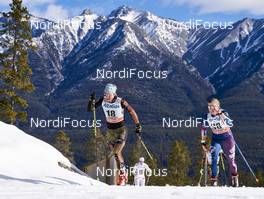 09.03.2016, Canmore, Canada (CAN): Nicole Fessel (GER), Rosie Brennan (USA), (l-r)  - FIS world cup cross-country, skiathlon women, Canmore (CAN). www.nordicfocus.com. © Felgenhauer/NordicFocus. Every downloaded picture is fee-liable.