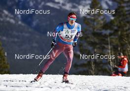 11.03.2016, Canmore, Canada (CAN): Alexander Bessmertnykh (RUS) - FIS world cup cross-country, 15km men, Canmore (CAN). www.nordicfocus.com. © Felgenhauer/NordicFocus. Every downloaded picture is fee-liable.