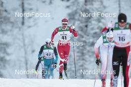 27.11.2016, Ruka, Finland (FIN): Jesse Cockney (CAN) - FIS world cup cross-country, 15km men, Ruka (FIN). www.nordicfocus.com. © Modica/NordicFocus. Every downloaded picture is fee-liable.
