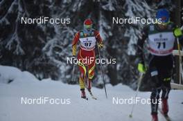 27.11.2016, Ruka, Finland (FIN): Jincai Shang (CHN) - FIS world cup cross-country, 15km men, Ruka (FIN). www.nordicfocus.com. © THIBAUT/NordicFocus. Every downloaded picture is fee-liable.