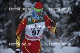 27.11.2016, Ruka, Finland (FIN): Jincai Shang (CHN) - FIS world cup cross-country, 15km men, Ruka (FIN). www.nordicfocus.com. © THIBAUT/NordicFocus. Every downloaded picture is fee-liable.