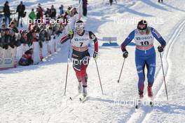02.12.2016, Lillehammer, Norway (NOR): Marit Bjoergen (NOR), Justyna Kowalczyk (POL) - FIS world cup cross-country, individual sprint, Lillehammer (NOR). www.nordicfocus.com. © Modica/NordicFocus. Every downloaded picture is fee-liable.