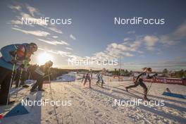 02.12.2016, Lillehammer, Norway (NOR): Laurien Van Der Graaff (SUI), Stina Nilsson (SWE), Ingvild Flugstad Oestberg (NOR), Sophie Caldwell (USA) - FIS world cup cross-country, individual sprint, Lillehammer (NOR). www.nordicfocus.com. © Modica/NordicFocus. Every downloaded picture is fee-liable.
