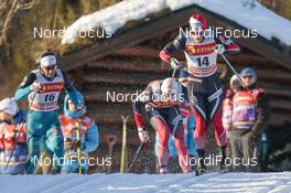 02.12.2016, Lillehammer, Norway (NOR): Richard Jouve (FRA), Petter Jr. Northug (NOR), Martin Johnsrud Sundby (NOR), (l-r)  - FIS world cup cross-country, individual sprint, Lillehammer (NOR). www.nordicfocus.com. © Modica/NordicFocus. Every downloaded picture is fee-liable.