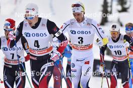 04.12.2016, Lillehammer, Norway (NOR): FinnHaagen Krogh (NOR), Marcus Hellner (SWE) - FIS world cup cross-country, pursuit men, Lillehammer (NOR). www.nordicfocus.com. © THIBAUT/NordicFocus. Every downloaded picture is fee-liable.