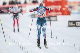 04.12.2016, Lillehammer, Norway (NOR): Sadie Bjornsen (USA) - FIS world cup cross-country, pursuit women, Lillehammer (NOR). www.nordicfocus.com. © Modica/NordicFocus. Every downloaded picture is fee-liable.