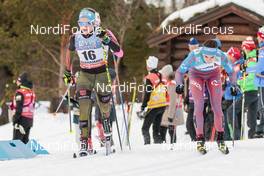04.12.2016, Lillehammer, Norway (NOR): Sandra Ringwald (GER), Yulia Belorukova (RUS), (l-r)  - FIS world cup cross-country, pursuit women, Lillehammer (NOR). www.nordicfocus.com. © Modica/NordicFocus. Every downloaded picture is fee-liable.