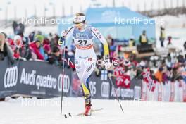 04.12.2016, Lillehammer, Norway (NOR): Stina Nilsson (SWE) - FIS world cup cross-country, pursuit women, Lillehammer (NOR). www.nordicfocus.com. © Modica/NordicFocus. Every downloaded picture is fee-liable.