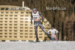 10.12.2016, Davos, Switzerland (SUI): Francesco De Fabiani (ITA) - FIS world cup cross-country, 30km men, Davos (SUI). www.nordicfocus.com. © Modica/NordicFocus. Every downloaded picture is fee-liable.