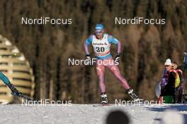 10.12.2016, Davos, Switzerland (SUI): Eugeniy Dementiev (RUS) - FIS world cup cross-country, 30km men, Davos (SUI). www.nordicfocus.com. © Modica/NordicFocus. Every downloaded picture is fee-liable.