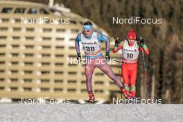 10.12.2016, Davos, Switzerland (SUI): Maxim Vylegzhanin (RUS) - FIS world cup cross-country, 30km men, Davos (SUI). www.nordicfocus.com. © Modica/NordicFocus. Every downloaded picture is fee-liable.