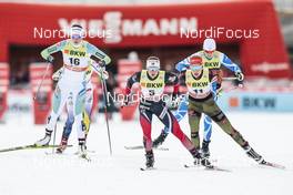 11.12.2016, Davos, Switzerland (SUI): Katja Visnar (SLO), Ingvild Flugstad Oestberg (NOR), Hanna Kolb (GER), (l-r)  - FIS world cup cross-country, individual sprint, Davos (SUI). www.nordicfocus.com. © Modica/NordicFocus. Every downloaded picture is fee-liable.