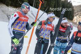 09.12.2016, Davos, Switzerland (SUI): Clement Parisse (FRA), Francesco De Fabiani (ITA), Baptiste Gros (FRA), (l-r)  - FIS world cup cross-country, training, Davos (SUI). www.nordicfocus.com. © Modica/NordicFocus. Every downloaded picture is fee-liable.
