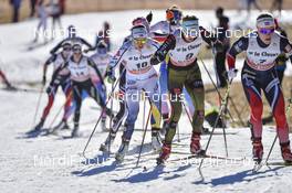 17.12.2016, La Clusaz, France (FRA): Nicole Fessel (GER), Anna Haag (SWE) - FIS world cup cross-country, mass women, La Clusaz (FRA). www.nordicfocus.com. © Thibaut/NordicFocus. Every downloaded picture is fee-liable.