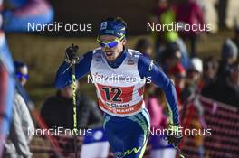 18.12.2016, La Clusaz, France (FRA): Sergey Malyshev (KAZ) - FIS world cup cross-country, 4x7.5km men, La Clusaz (FRA). www.nordicfocus.com. © Thibaut/NordicFocus. Every downloaded picture is fee-liable.