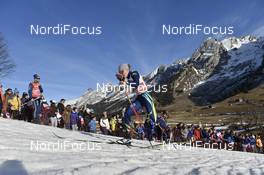 18.12.2016, La Clusaz, France (FRA): Anna Shevchenko (KAZ) - FIS world cup cross-country, 4x5km women, La Clusaz (FRA). www.nordicfocus.com. © Thibaut/NordicFocus. Every downloaded picture is fee-liable.