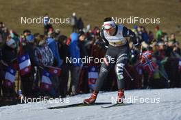 18.12.2016, La Clusaz, France (FRA): Giulia Stuerz (ITA) - FIS world cup cross-country, 4x5km women, La Clusaz (FRA). www.nordicfocus.com. © Thibaut/NordicFocus. Every downloaded picture is fee-liable.