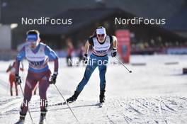 18.12.2016, La Clusaz, France (FRA): Laura Chamiot Maitral (FRA) - FIS world cup cross-country, 4x5km women, La Clusaz (FRA). www.nordicfocus.com. © Thibaut/NordicFocus. Every downloaded picture is fee-liable.