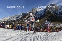 18.12.2016, La Clusaz, France (FRA): Elisa Brocard (ITA) - FIS world cup cross-country, 4x5km women, La Clusaz (FRA). www.nordicfocus.com. © Thibaut/NordicFocus. Every downloaded picture is fee-liable.