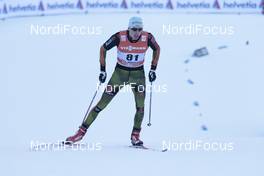 31.12.2016, Val Mustair, Switzerland (SUI): Tim Tscharnke (GER) - FIS world cup cross-country, tour de ski, individual sprint, Val Mustair (SUI). www.nordicfocus.com. © Modica/NordicFocus. Every downloaded picture is fee-liable.