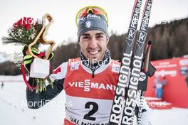 31.12.2016, Val Mustair, Switzerland (SUI): Federico Pellegrino (ITA) - FIS world cup cross-country, tour de ski, individual sprint, Val Mustair (SUI). www.nordicfocus.com. © Modica/NordicFocus. Every downloaded picture is fee-liable.