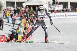 31.12.2016, Val Mustair, Switzerland (SUI): Gaia Vuerich (ITA) - FIS world cup cross-country, tour de ski, individual sprint, Val Mustair (SUI). www.nordicfocus.com. © Modica/NordicFocus. Every downloaded picture is fee-liable.