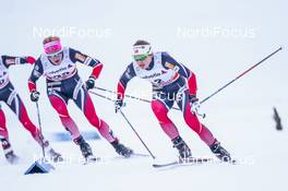 31.12.2016, Val Mustair, Switzerland (SUI): Kathrine Rolsted Harsem (NOR), Ingvild Flugstad Oestberg (NOR), (l-r)  - FIS world cup cross-country, tour de ski, individual sprint, Val Mustair (SUI). www.nordicfocus.com. © Modica/NordicFocus. Every downloaded picture is fee-liable.