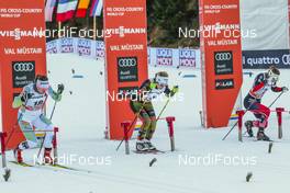 31.12.2016, Val Mustair, Switzerland (SUI): Vesna Fabjan (SLO), Sandra Ringwald (GER), Ingvild Flugstad Oestberg (NOR), (l-r)  - FIS world cup cross-country, tour de ski, individual sprint, Val Mustair (SUI). www.nordicfocus.com. © Modica/NordicFocus. Every downloaded picture is fee-liable.