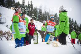 23.01.2016, Chaux-Neuve, France (FRA): Loc Service men    - FIS world cup nordic combined, individual gundersen HS118/10km, Chaux-Neuve (FRA). www.nordicfocus.com. © Becker/NordicFocus. Every downloaded picture is fee-liable.