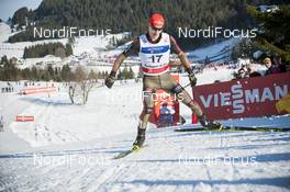 23.01.2016, Chaux-Neuve, France (FRA): Manuel Faisst (GER) - FIS world cup nordic combined, individual gundersen HS118/10km, Chaux-Neuve (FRA). www.nordicfocus.com. © Becker/NordicFocus. Every downloaded picture is fee-liable.